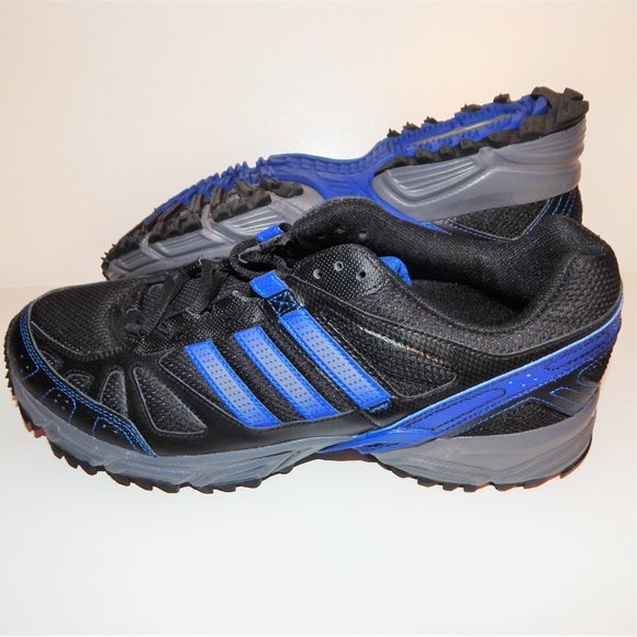NWT Adidas shoe men 11 Black running Blue athletic RETRO DISCOUNT SHIPPING!! main image 6